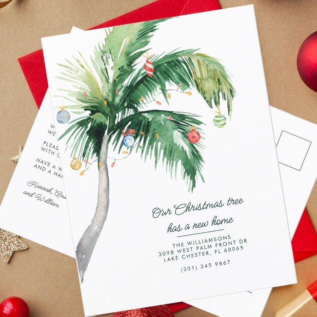 We've Moved To The Coast Christmas Moving Announcement Postinvitations