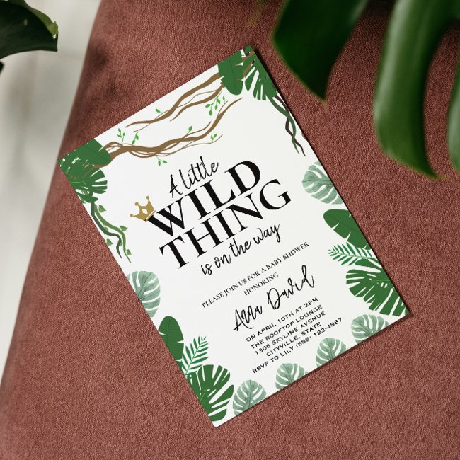 Where The Wild Things Are Unique Baby Shower Invitation