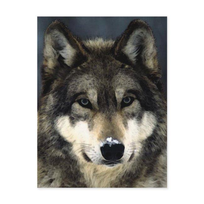 Wolf Postinvitations