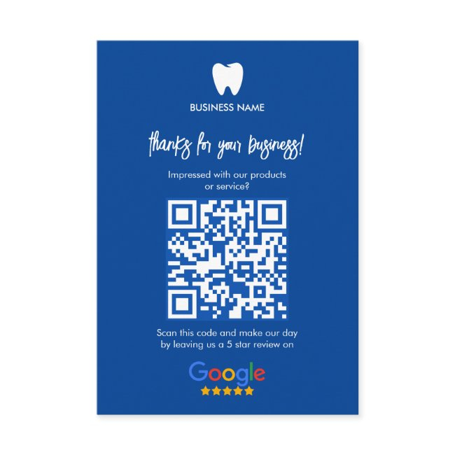 Your Logo | Business Dentist Modern Minimalist Enclosure Invitations