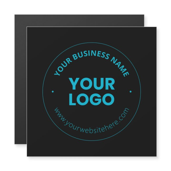 Your Logo | Editable Business Name & Website Magnetic Invitation