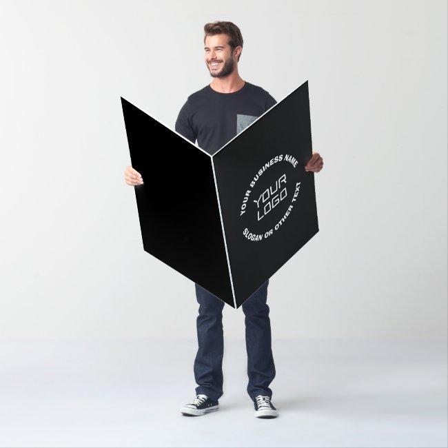 Your Logo Or Image & Editable Text | Black & White Invitations