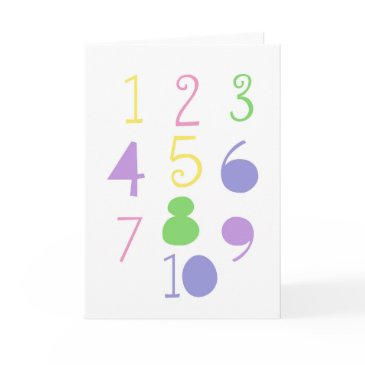 123 number print birthday invitations