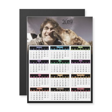 2019 personalized photo mini calendar magnetic invitation