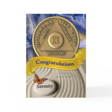 20 year aa anniversary congratulations serenity invitations