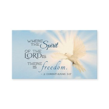 2 corinthians 3:17 ...there is freedom bible verse business invitations