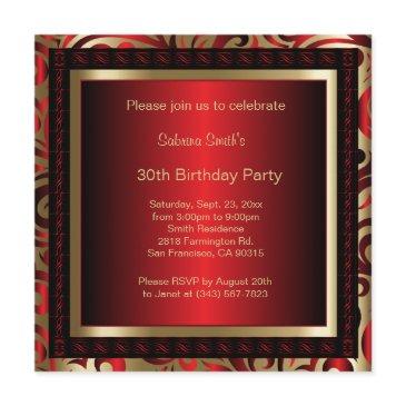 30th birthday party | diy text invitation