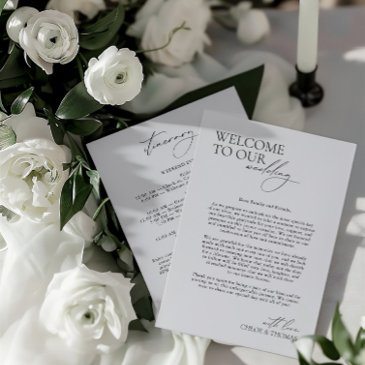 3 days wedding itinerary elegant modern program