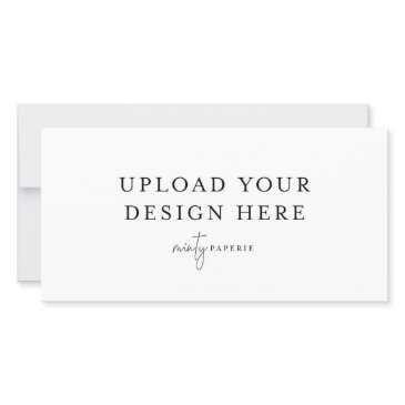 4" x 8" flat invitations - landscape