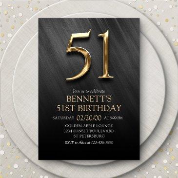 51st birthday invitation
