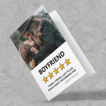 5 star boyfriend | funny valentines holiday invitations