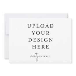 Small 5" X 7" Landscape Invitations Front View