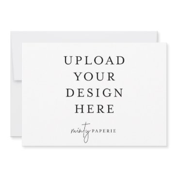 5" x 7" landscape invitations