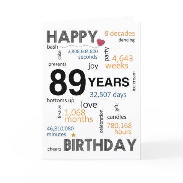 89th birthday invitations