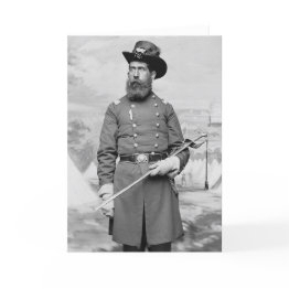 Small 9th Massachusetts Officer, 1860s Invitations Front View