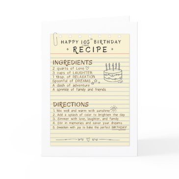 a 105th birthday invitations for grandma or mom