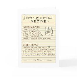 Small A 89th Birthday Invitations For Grandma Front View