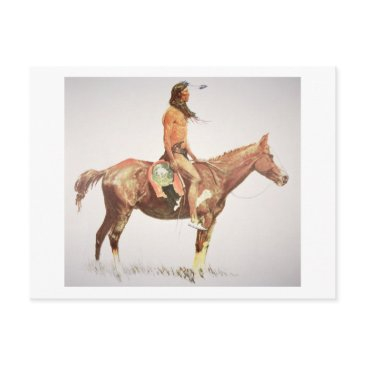 a cheyenne brave, 1901 (colour litho) postinvitations