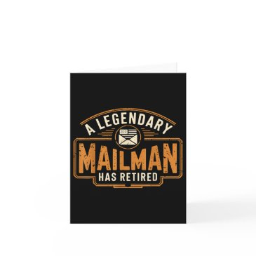 a legendary mailman has retired postal worker reti invitations