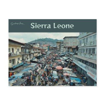 a view of freetown sierra leone postinvitations