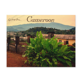 Small A View Of Limbe Cameroon Postinvitations Front View