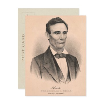 abraham lincoln elected president 1860 lithograph postinvitations
