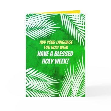 add your language for holy week & easter template