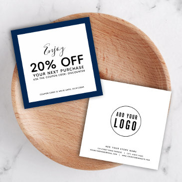 add your logo and editable color discount invitations