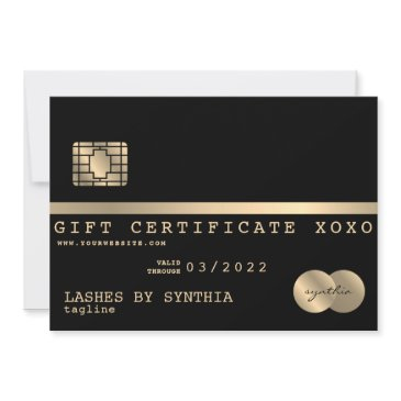 add your logo credit invitations gift certificate
