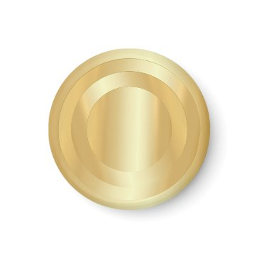 add your text custom gold look glamorous template magnet