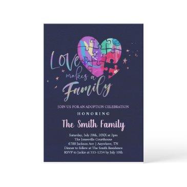 adoption celebration / shower invitation
