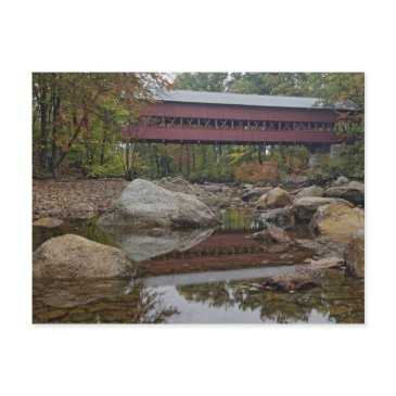 albany bridge, just off the kancamagus postinvitations
