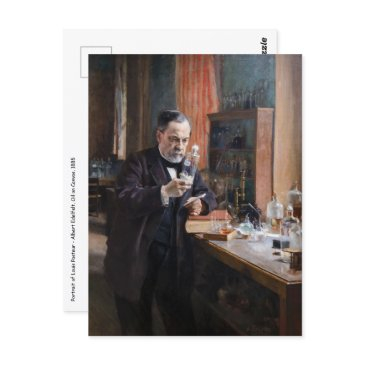 albert edelfelt - portrait of louis pasteur postinvitations