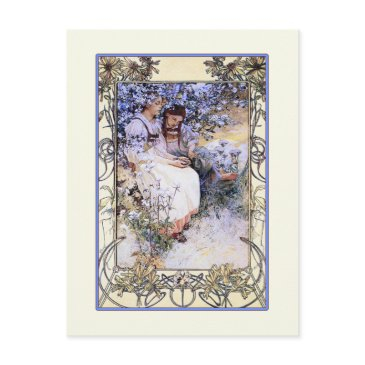 alphonse mucha illustration: the beatitudes postinvitations