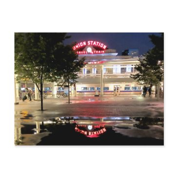amazing night view, union station, denver, co postinvitations