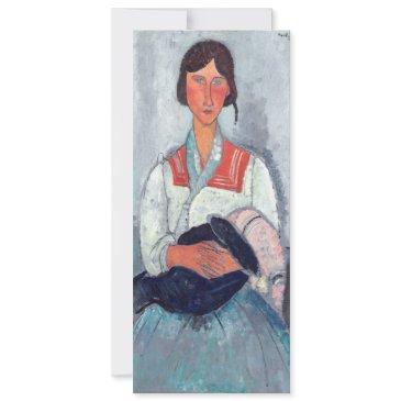 amedeo modigliani - gypsy woman with baby invitation