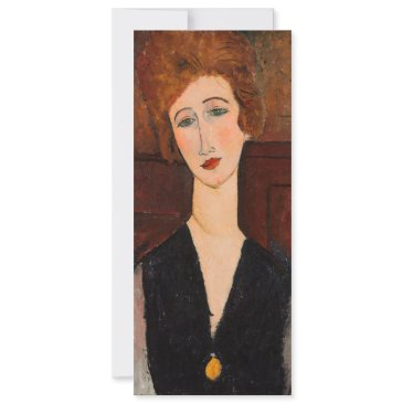 amedeo modigliani - portrait of a woman invitation