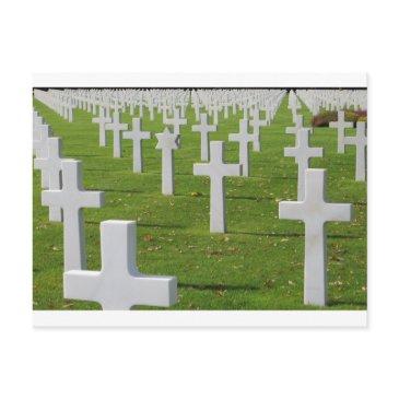 american cemetery at normandy postinvitations