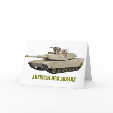 american m1a1 abrams tank invitations