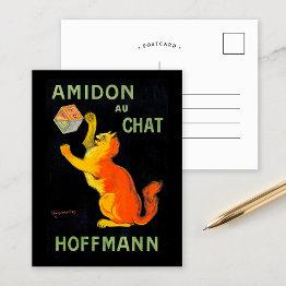 Small Amidon Au Chat | Leonetto Cappiello Postinvitations Front View