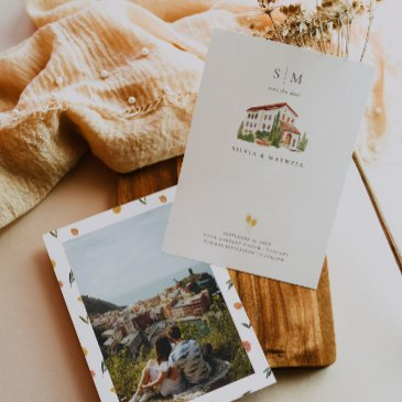 amore & aranci | tuscany italy monogram wedding