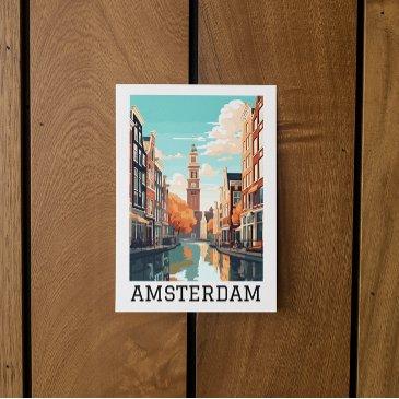amsterdam netherlands canal travel postinvitations