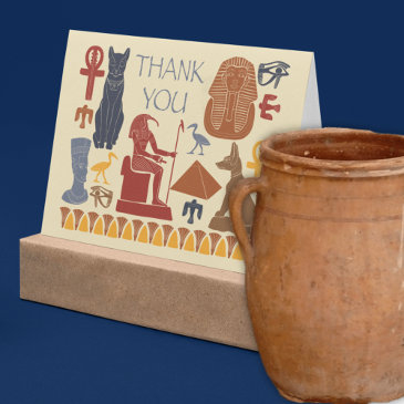 ancient egypt egyptian graphics collage thank you invitations
