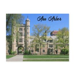 Small Ann Arbor Post Invitations Michigan Front View