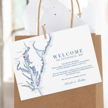 annapolis maryland wedding welcome itinerary thank you invitations