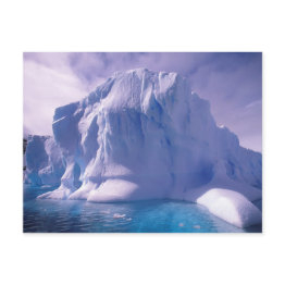 Small Antarctica. Antarctic Icescapes Postinvitations Front View