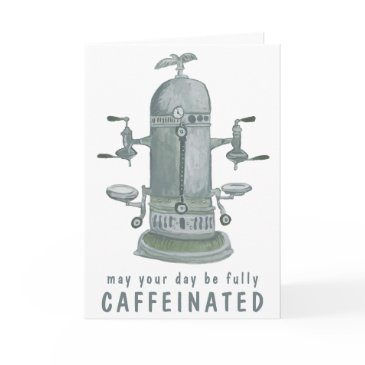 antique espresso machine coffee customize it funny invitations