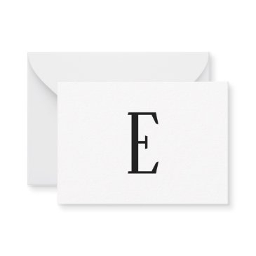 any letter | black & white or diy colors note invitations