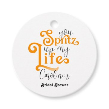 aperol spritz cocktail italian style bridal shower favor tags