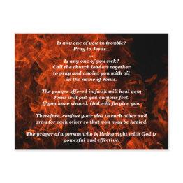Small Are You Sick? Then Pray James 5:13-16 Postinvitations Front View